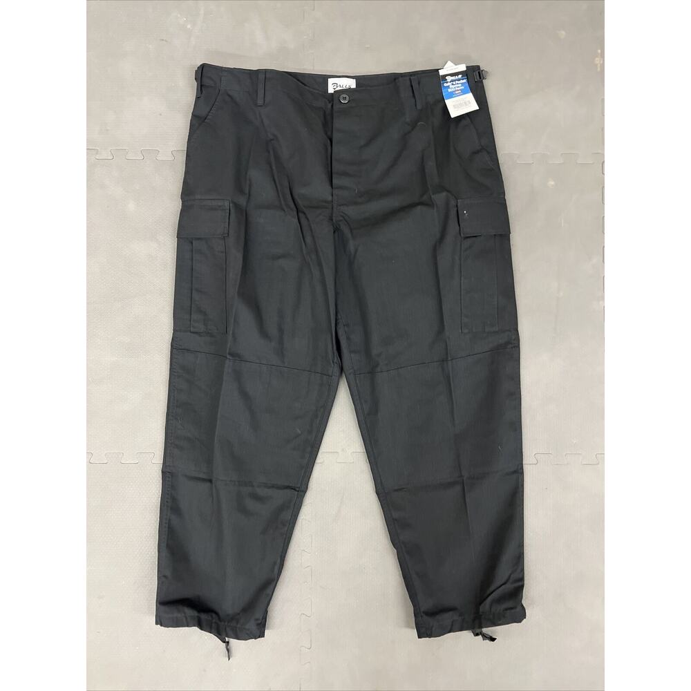 NWT MENS 2X-LARGE GALLS 6 POCKET POLY COTTON RIPSTOP BDU PANTS TR077 BLK Charity